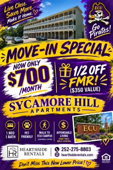 411 E. 5th Street #7, Greenville,  27858