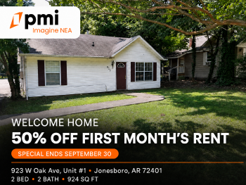 923 W Oak #1, Jonesboro,  72401