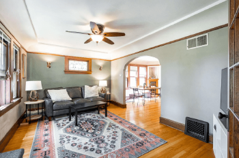 Spacious 2BR Bay View Lower | Near Lake Michigan + Parking + Laundry