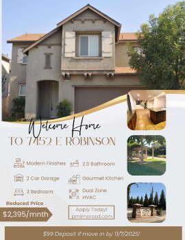 7452 E Robinson Ave , Fresno,  93737-9271
