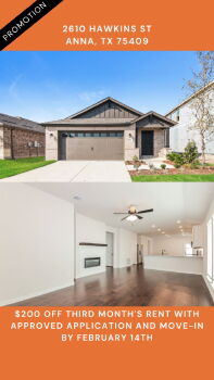 2610 Hawkins St , Anna,  75409