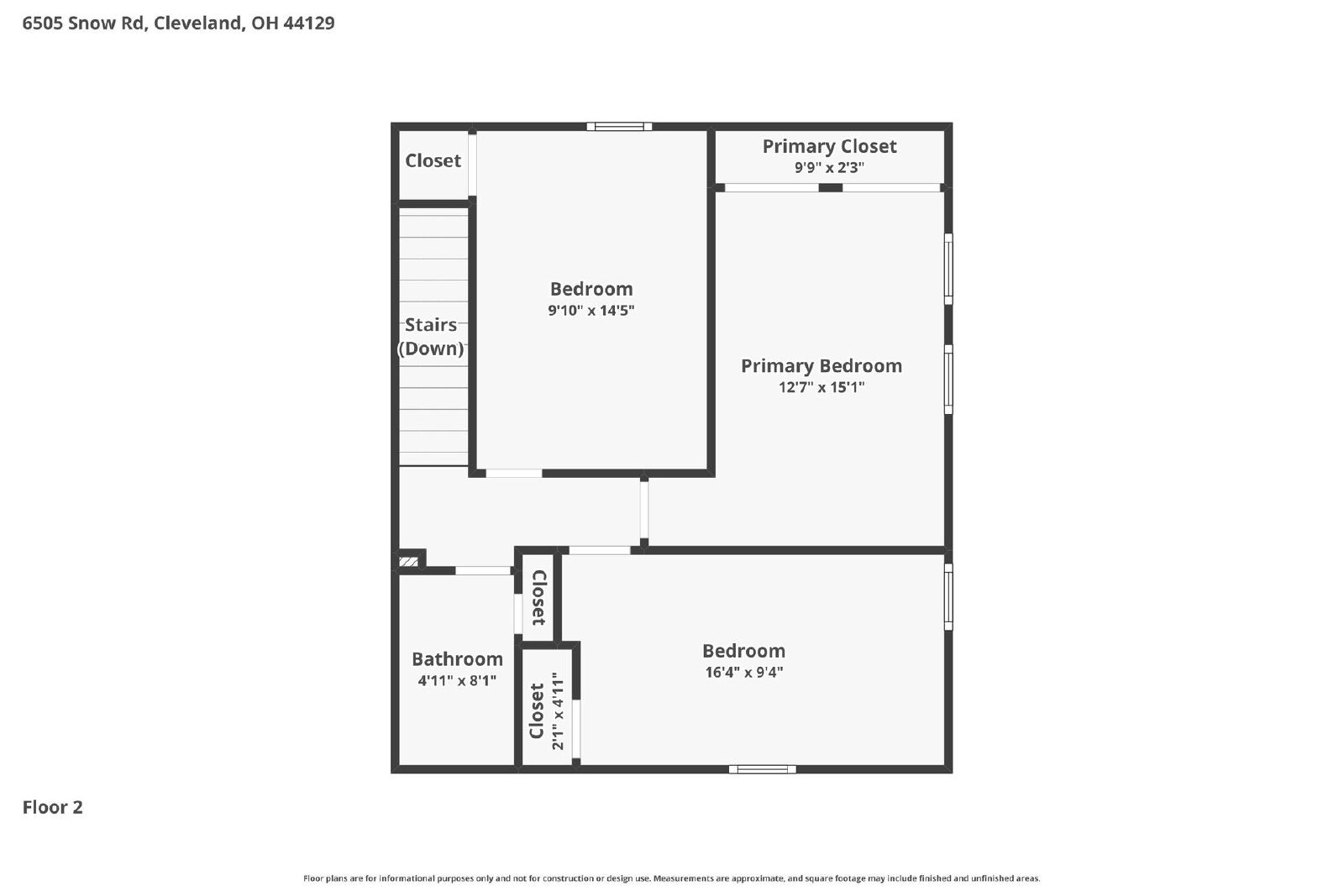6503 Snow Rd, Parma, OH, 44129, US floor plan