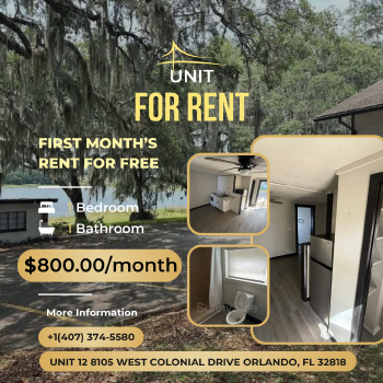 Unit 12 8105 West Colonial Drive , Orlando,  32818