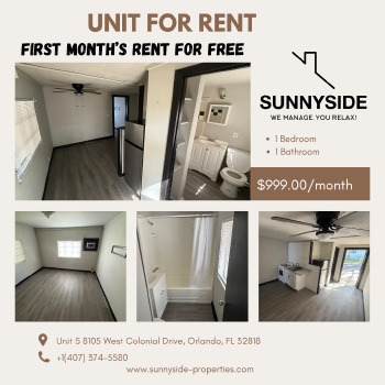 Unit 5 8105 West Colonial Drive , Orlando,  32818