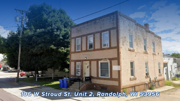 106 W Stroud St, Unit 2 , Randolph,  53956